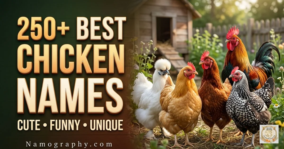 250+ Best Chicken Names: Cute, Funny, Unique Names